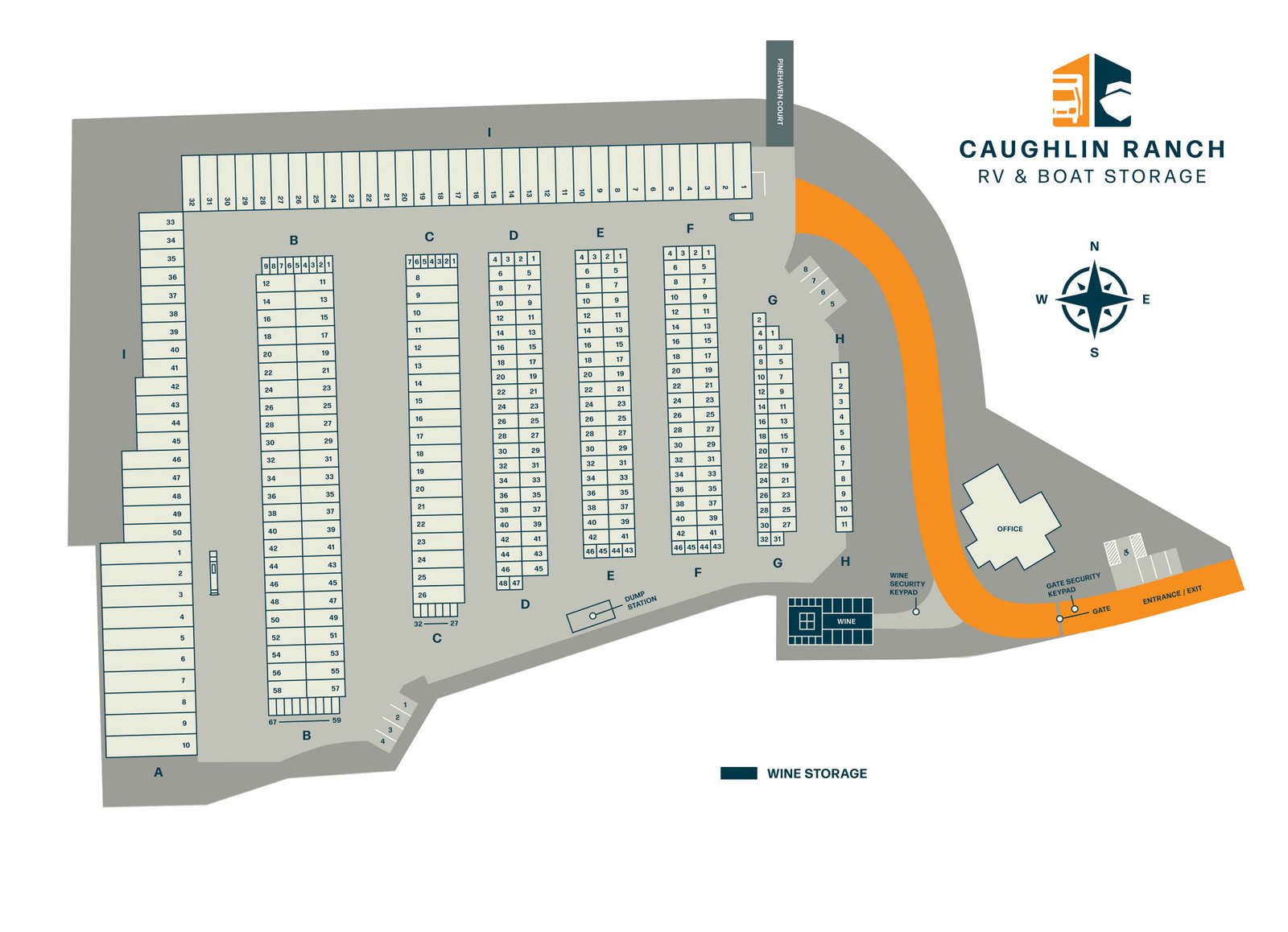 caughlin ranch facility map